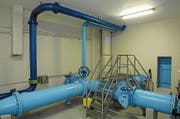 Der Rohrkeller im Wasserreservoir Untere Klostermatt in Stans. (Bild: PD)