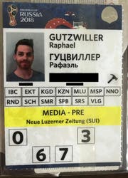 Auch ich bin nun Besitzer eines Passes, der zu den Spielen berechtigt. (Bild: Raphael Gutzwiller)