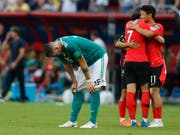 Deutschland (hier Niklas Süle) ist nicht zum ersten Mal seit 1978 an einem grossen Turnier vorzeitig gescheitert (Bild: KEYSTONE/AP/FRANK AUGSTEIN)