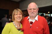 Im Jahr 2010 am gemeinsamen Gottesdienst für Paare der reformierten Kirche Bichelsee: Pfarrer Walter Oberkircher mit seiner Frau Brigitte. (Archivbild: Nana do Carmo)