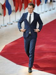 Im Fokus der Medien: Österreichs Kanzler Sebastian Kurz gestern am EU-Gipfel in Brüssel. (Bild: Eva Plevier/Reuters (28. Juni 2018))