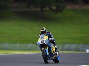 Tom Lüthis Rennen in Mugello war bereits in der dritten Runde zu Ende (Bild: KEYSTONE/EPA ANSA/CLAUDIO GIOVANNINI)