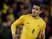 Tim Cahill bestreitet in Russland seine vierte WM für Australien und könnte einen von Pelé, Uwe Seeler und Miroslav Klose gehaltenen Rekord egalisieren (Bild: KEYSTONE/AP/TIM IRELAND)