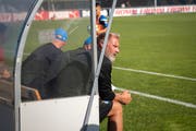 GC-Trainer Thorsten Fink sah gegen den FC Wil kein Tor seiner Mannschaft. (Bild: Melanie Duchene)