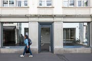 Keine Seltenheit: ein leer stehendes Geschäft in der Luzerner Altstadt. (Bild: Alexandra Wey/Keystone (26. Juni 2018))