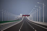 Die Meeresbrücke ist fertiggebaut. (Bild: Bloomberg, 28. März 2018)