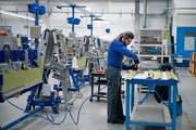 RUAG Emmen. Ruag Produktionsbilder fotografiert am 22. März 2018.