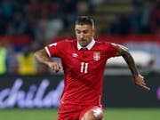 Serbien mit Aleksandar Kolarov unterlag in einem Testspiel Chile 0:1 (Bild: KEYSTONE/AP/DARKO VOJINOVIC)