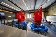 Im denkmalgeschützten Kraftwerk wird nachhaltig Strom produziert. (Bild: PD)