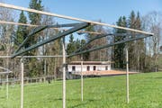 Die Kinderfestbühne bleibt auch am Mittwoch leer. (Tagblatt)