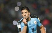 Uruguay-Star Luis Suárez. (Bild: Matilde Campodonico/AP Photo)