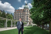 Seit März ist Peter Durrer Hoteldirektor des «Palace». (Bild: Pius Amrein; Luzern, 5. Juni 2018)