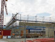 Langersehnter Baustart: Das Flieger- und Fahrzeugmuseum Altenrhein soll im Juli 2019 wieder Besucher empfangen. (Bild: jor)