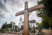 Blick auf den den Friedhof und die Basilika St. Ulrich in Kreuzlingen. (Bild Reto Martin)
