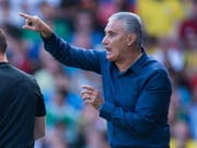 Trainer Tite brachte Brasilien wieder auf Kurs (Bild: KEYSTONE/EPA/PETER POWELL)