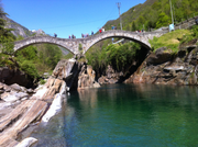 Die berühmte Brücke von Lavertezzo.