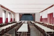 Visualisierung des künftigen Kultursaals im Hotel Port in Entlebuch. (Bild: PD)