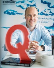 Thomas Addison, Mitgründer des St. Galler Unternehmens ServiceOcean. (Bild: Ralph Ribi)