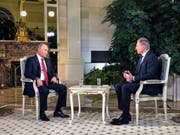 Der Präsident Russlands, Wladimir Putin, sagte in einem Interview mit dem österreichischen Fernsehen ORF, dass er kein Interesse an einer instabilen EU habe. (Bild: KEYSTONE/APA/ORF/DANIEL HACK)