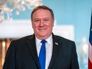 "Werden es dem Iran nicht erlauben, Nuklearwaffen zu entwickeln": US-Aussenminister Mike Pompeo. (Bild: KEYSTONE/EPA/JIM LO SCALZO)