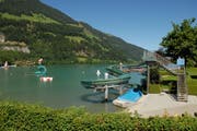 Wer sich traut, darf in Lungern die 56 Meter lange Rutschbahn ausprobieren. (Bild: Obwalden Tourismus)