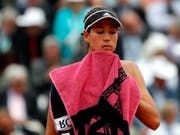 Kaum ins Schwitzen gekommen: Garbiñe Muguruza deklassierte Maria Scharapowa ohne Probleme (Bild: KEYSTONE/EPA/GUILLAUME HORCAJUELO)