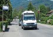 Die heutige Bushaltestelle Viscose ist nach der Ansicht der IG Viscosepark und der Bus Ostschweiz AG zu weit vom Viscosepark-Areal entfernt. Um daran etwas zu ändern, müssen die Linien neu begutachtet werden. (Bild: Kurt Latzer)