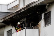 Brand einer Wohnung in Kriens am Sonntag, 3. Juni 2018.