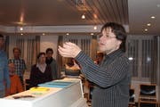 Armin Wyrsch leitet den Kirchenchor Bürglen und amtiert weiterhin als Präsident des Kirchenmusikverbands Uri. (Bild: Markus Zwyssig, Bürglen, 16. März 2017)