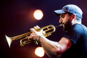 Der libanesische Trompeter Ibrahim Maalouf. (Bild: Jean-Christoph Bott)