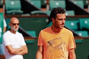 Marco Cecchinato. (Bild: Guillaume Horcajuelo/EPA (Paris, 7. Juni 2018))