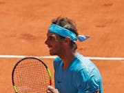 Von Handgelenkproblemen nichts mehr zu sehen: Rafael Nadal (Bild: KEYSTONE/AP/ALESSANDRA TARANTINO)