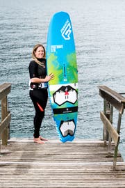 Auf dem Urnersee fühlt sich Andrea Aregger in ihrem Element. (Bild: Eveline Beerkircher)