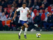 Englands Marcus Rashford zieht Richtung Tor (Bild: KEYSTONE/AP/PETER DEJONG)