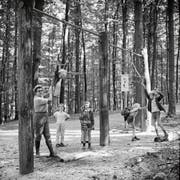 Vor 50 Jahren ins Leben gerufen: Vitaparcours beim Zoo Zürich. (Bild: Str/Keystone (Zürich, 24. August 1968))