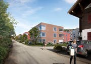 So könnte die Überbauung St. Klemens in Ebikon aussehen. (Visualisierung: Schmid Immobilien AG)
