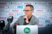 Matthias Hüppi: «Wir werden nur Spieler verpflichten, die in unser Konzept von Feuer und Leidenschaft passen.» (Bild: Urs Bucher)