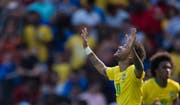 Gott sei Dank: Bei seinem Comeback gegen Kroatien erzielte Neymar den Führungstreffer, am Ende stand es 2:0 für Brasilien. (Bild: Peter Powell/EPA (Liverpool, 3. Juni 2018))