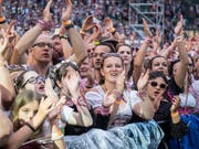 Tolle Stimmung im Kybunpark während des Konzerts von Andreas Gabalier. (Hanspeter Schiess)