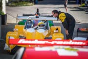 Das Bergrennen-Training am Samstag verlief störungsfrei. (Bild: Michel Canonica)