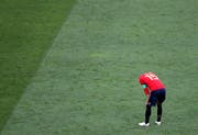 Der Spanier Sergio Ramos nach dem verlorenen Spiel. (Bild: EPA/ABEDIN TAHERKENAREH)