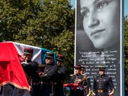 Die Frauenrechtlerin Simone Veil ist erst die fünfte Frau, die im Panthéon im Pariser Quartier Latin bestattet wurde. (Bild: KEYSTONE/EPA POOL/CHRISTOPHE PETIT TESSON / POOL)