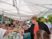Auch Regierungsratspräsidentin Cornelia Komposch nahm am Anlass teil. (Bild: Margrith Pfister-Kübler)