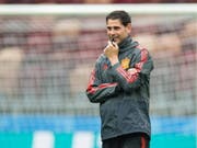 Neo-Coach Fernando Hierro steht mit Spanien gegen Gastgeber Russland unter Beobachtung vieler Kritiker (Bild: KEYSTONE/EPA/PETER POWELL)