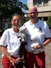Manü John und Andreas Loock.