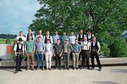 Die Appenzeller «Hölzigen» haben dieses Jahr ihre Ausbildung besonders gut abgeschlossen. (Bild: Karin Erni)
