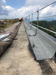 Das Dach wird repariert. (Bild PD)