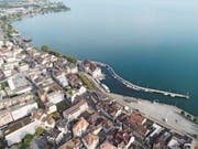 Steht ebenfalls im Rorschacher Konzept: Besucher sollen an den See, aber auch ins Zentrum. Deshalb will die Stadt die Hauptstrasse umgestalten. (Bild: Marcel Muttner)