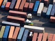 US-Importzölle: Die Schweiz schaltet im Zollstreit die Welthandelsorganisation WTO ein. (Bild: KEYSTONE/AP/Mark Lennihan)