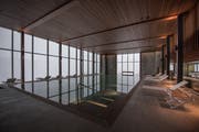Das Alpine Spa des Bürgenstock Resort. (Bild: Pius Amrein, Obbürgen, 6. November 2017)